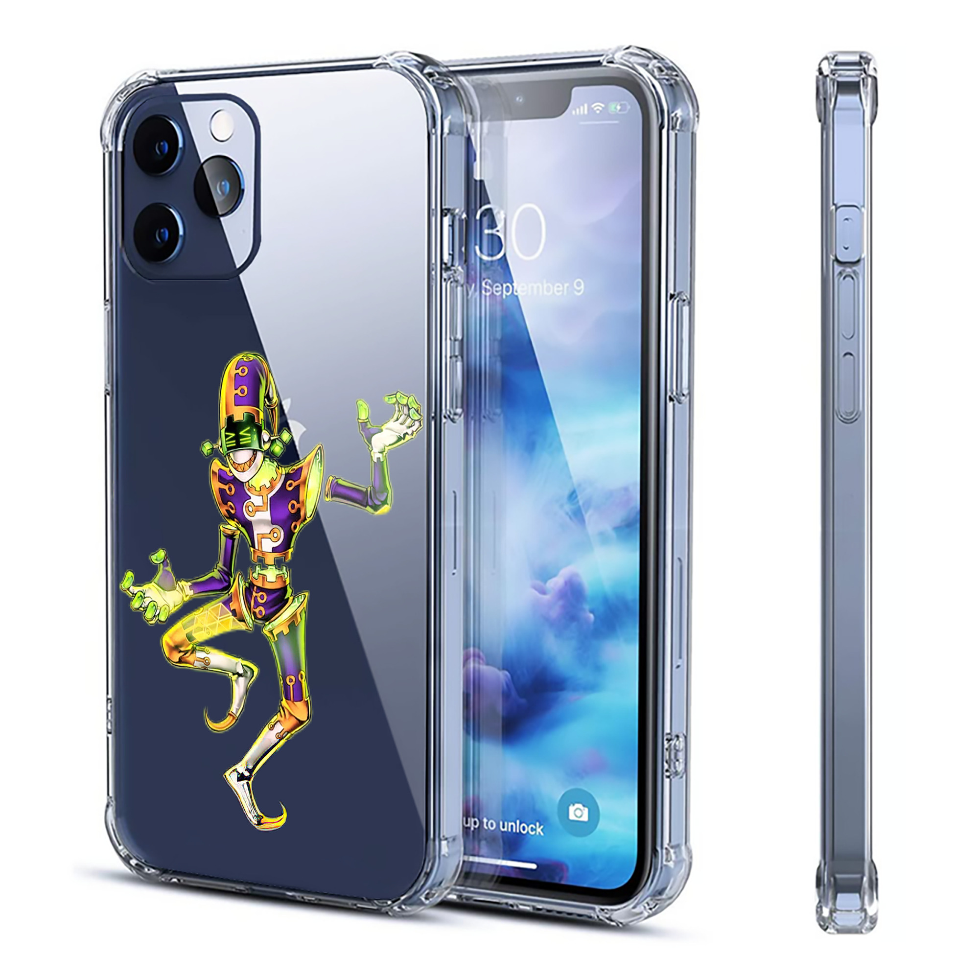 （画像用） 遊☆戯☆王 Yu-Gi-Oh! 【iPhone 12シリーズ対応】透明スマホケース（クリアソフトケース）